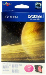 Genuine Brother LC1100 / LC1100m Magenta Pink Ink Cartridge MFC-J615W 990CW 385C