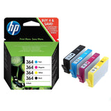 Genuine HP 364 Combo / 364XL Black and Colour Ink Cartridges Photosmart Cyan Lot