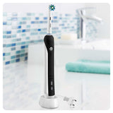 BRAUN ORAL B PRO 650 Electric Toothbrush BLACK LIMITED EDITION oral-B Tooth head