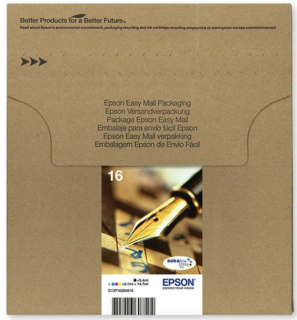 Epson 16 Genuine/Original Ink Cartridges WorkForce 2660DWF/2750DWF2760DWF 2760
