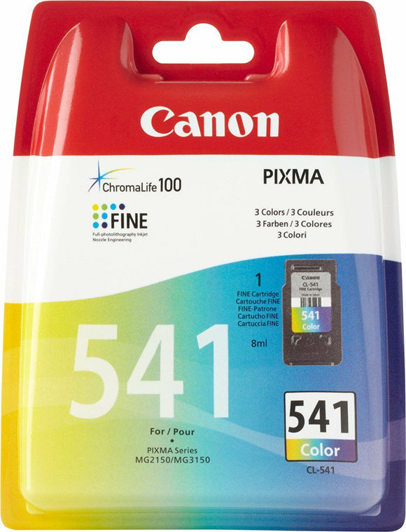 Original Canon CL-541 Colour Ink Cartridge for PIXMA MG3150 MG3250 MG3650 MX535