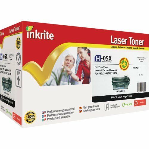 Inkrite Laser Toner Cartridge Compatible with HP Laserjet P2055 - Black CE505X
