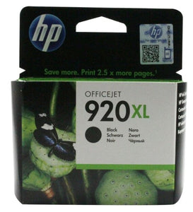 HP 920XL / No.920 XL / 920 XL Black ( CD975AE ) Original Ink Cartridge Genuine