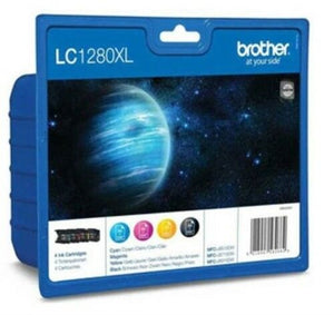 Brother LC1280XL Genuine/Original Ink Cartridges LC1280XLVALBP Black and Colors
