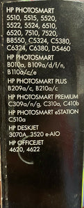 New Genuine HP 364 Combo Pack Set 4 Ink B/C/M/Y for HP Photosmart 5520 (SD534EE)