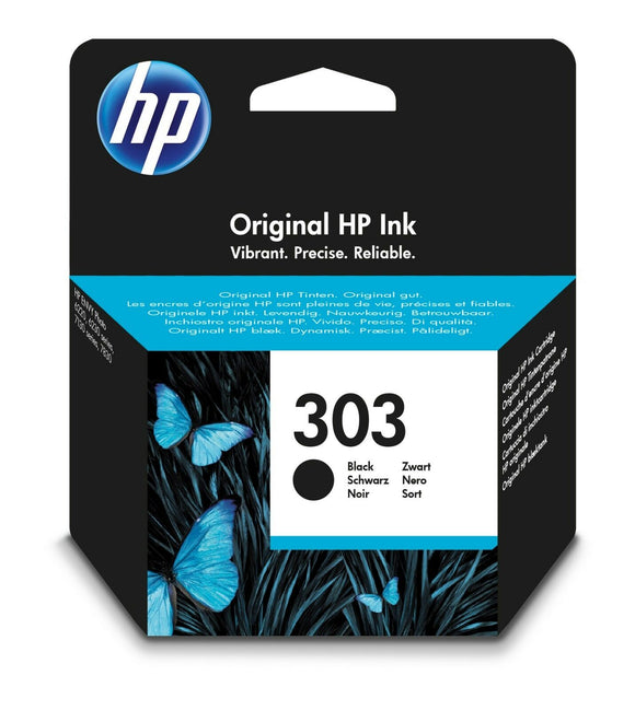 Original HP 303 Black Ink Cartridge For ENVY Photo 6234 6220 6230 7130 7830 UK