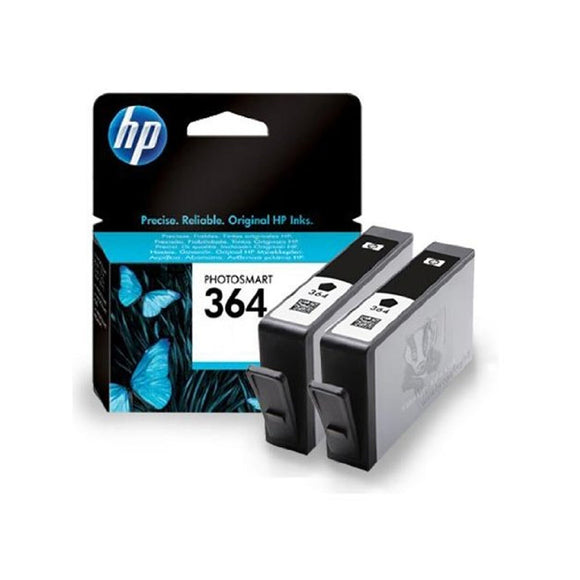Genuine HP 364 Twin Pack for PhotoSmart 5510 5520 6520 7520 B110a (CB316EETWIN)