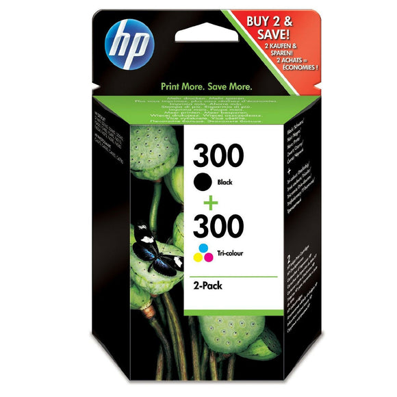 HP 300 2 Original  Black & Colour Ink Cartridges Deskjet F2420 F2480 F2492 F4210