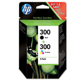 HP 300 2 Original  Black & Colour Ink Cartridges Deskjet F2420 F2480 F2492 F4210