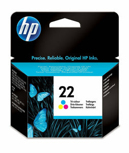 Original HP 22 Colour Ink Cartridge Deskjet F375 F380 F2180 F2224 C9352AE F4190