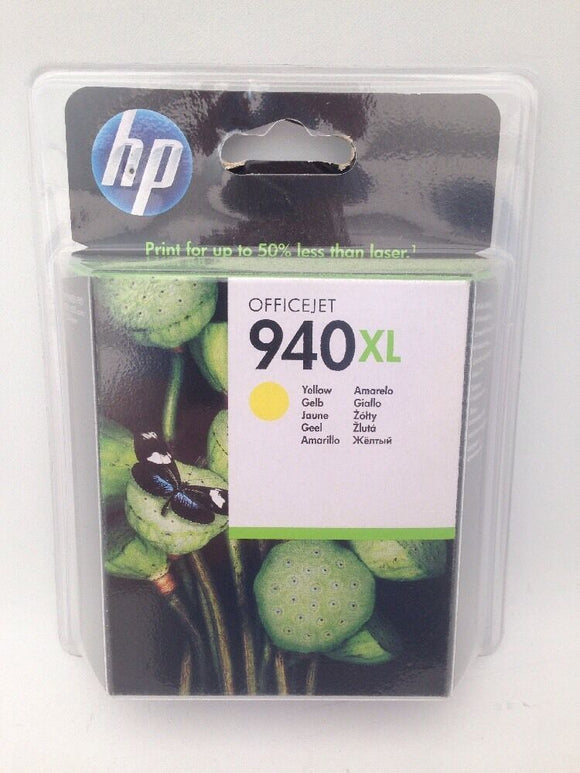 Genuine HP 940XL YELLOW Ink Cartridge C4909AE for OfficeJet Pro 8500 8000 8500A