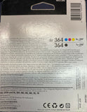 Genuine 4 Colour HP 364 Ink Cartridge Multipack N9J73AE Original Photosmart 7510