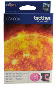 Brother Original LC980  LC980M Magenta Ink cartridge for DCP and MFC printers