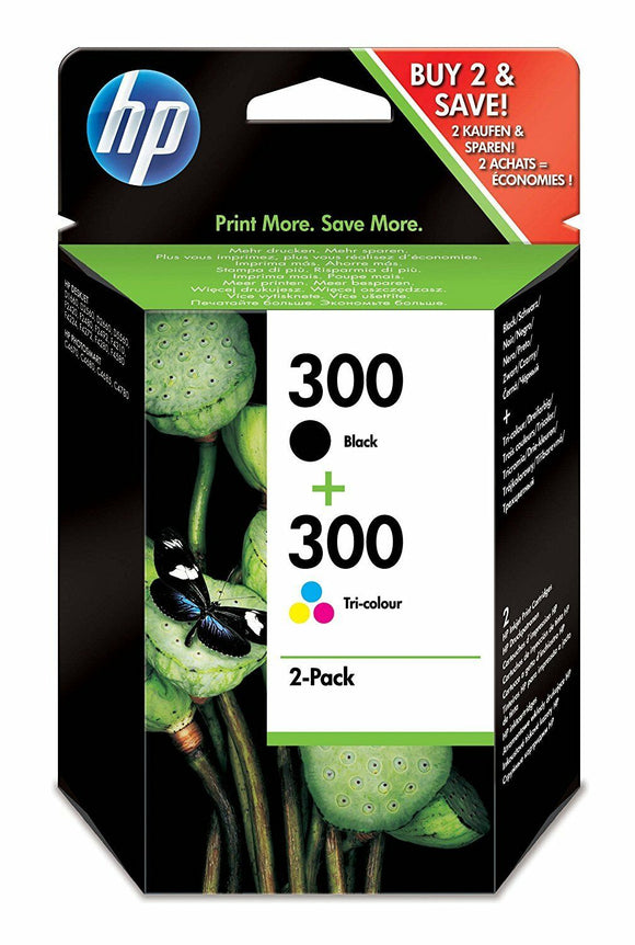 Original HP 300 Black & Colour Ink Cartridge for Photosmart C4680 C4650 Printer