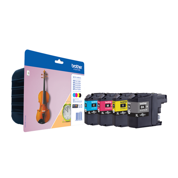 Genuine Brother LC-127X LC-125XLL Multipack Ink Cartridges DCP-J4110DW MFC Bro 4