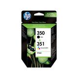 Original HP 350 351 Black & Colour Combo for HP Photosmart SD412EE J5700 J6400