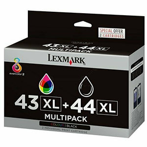 LEXMARK 43XL & 44XL Combo INK CARTRIDGE PACK Z1520 X9575 X9350 X7550 X6575 X4850