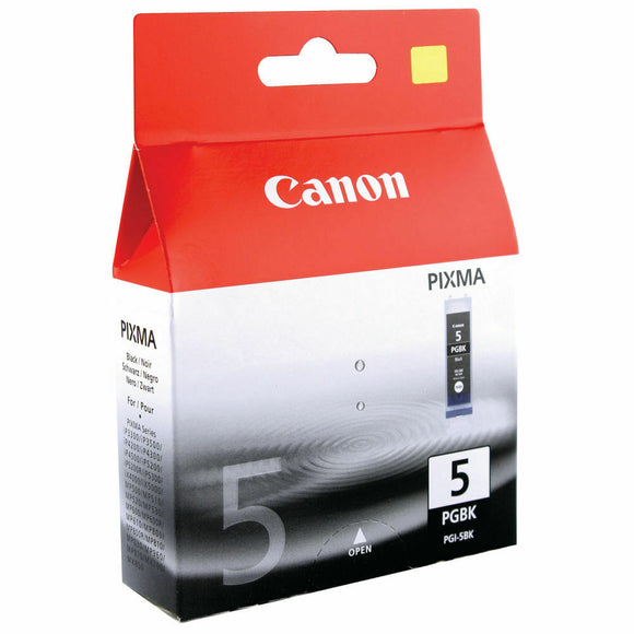 Canon PGI-5BK Ink Cartridge For Pixma ip3300 iP4200 iP4300 iP4500 iP5300 iP 3500