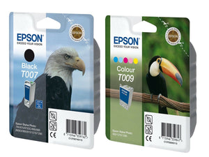 Epson T007/T009 Genuine/Original Ink Cartridges Epson Stylus Photo 900 1290 1280