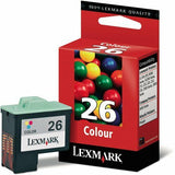 LEXMARK Original No 26 Color Ink Cartridges 10N0026E Z600 I3 Colour X1200 X2200
