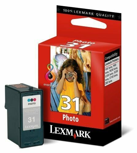 Lexmark 31 18C0031E Genuine / Original Photo Ink cartridge Brand new X5070 X2600