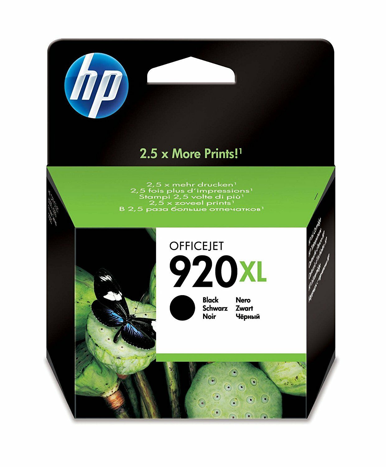HP No 920XL Black Original OEM Inkjet Cartridge For Officejet 6000 650 ...