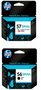 GENUINE ORIGINAL HP 56 Black 57 Colour Ink Cartridges BRAND NEW C6656AG C6657AG