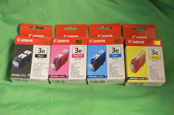 Genuine CANON 3e BCI-3 BCI-3eBK 3M 3eM 3C 3eC 3Y 3eY Black Yellow Magenta Cyan