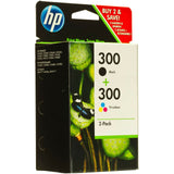 HP 300 2 Original  Black & Colour Ink Cartridges Deskjet F2420 F2480 F2492 F4210