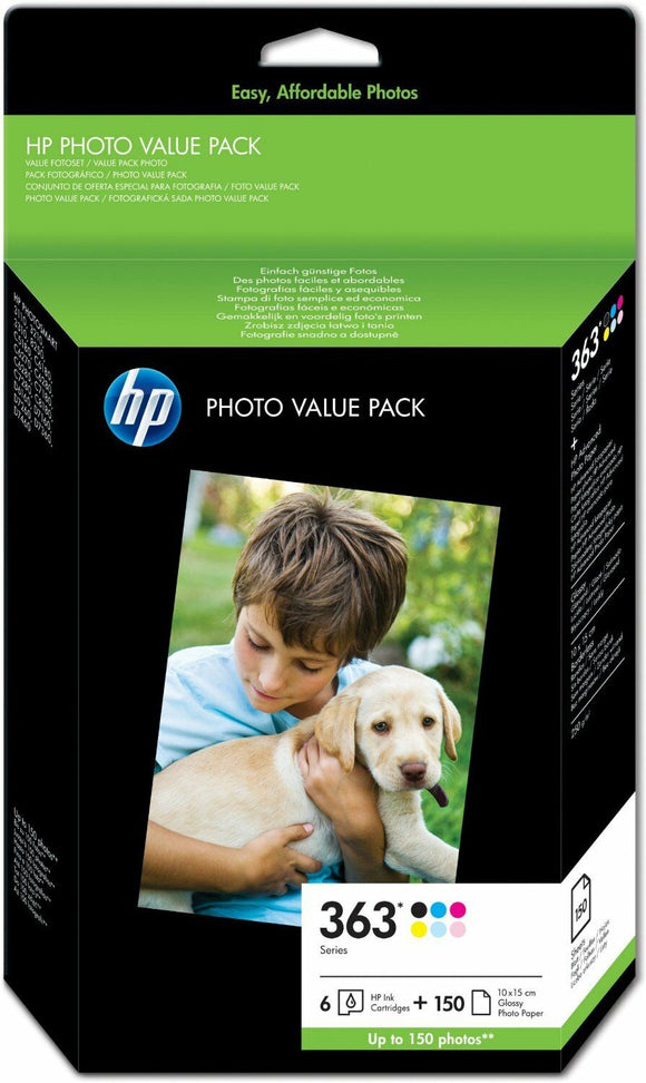 Original HP 363 XL Black, HP 363 B/C/M/Y-LM-LC, HP363 series photo *Expired