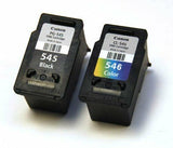 Genuine Canon PG545 Black & CL546 Colour Ink Cartridges for MG2450 & MG2550 New