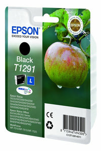 Genuine Epson T1291 Black Ink Cartridge for WorkForce WF-7515 WF-7525 WF-7015 UK
