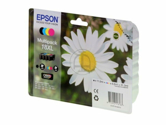Genuine Epson T1816 18XL MultiPack, Epson Daisy Ink XP405, XP-405 CMYK T18164010