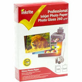 INKRITE PROFESSIONAL GLOSSY 6X4 PHOTO PAPER - 260GSM - CHOOSE QUANTITY A6 10x15