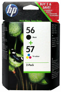 HP Original 56 57 Black Colr Ink Cartridges SA342AE Deskjet 5550 5552 5850C 5150