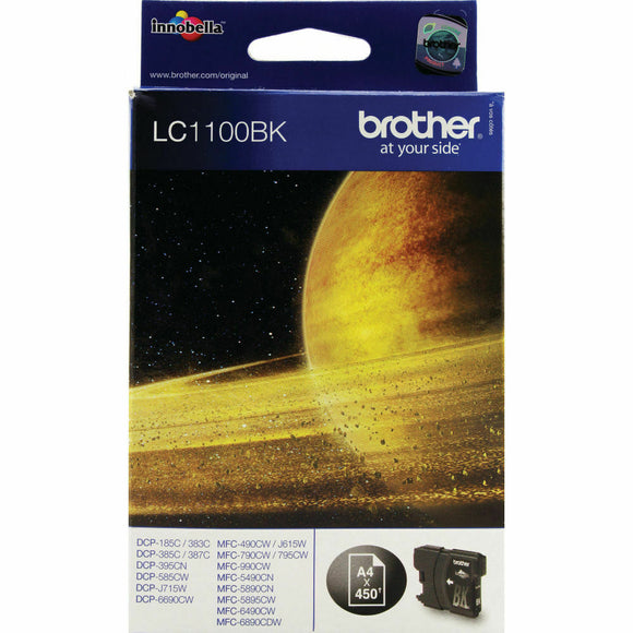 Brother LC1100BK Genuine/Original Ink Cartridges For Brother Black UK Seller New