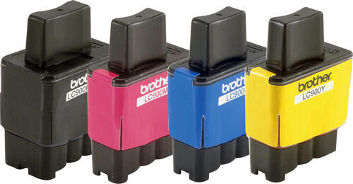 Brother Genuine LC900 4 x  Black Cyan Magenta Yellow Ink Cartridge Set Pack 900
