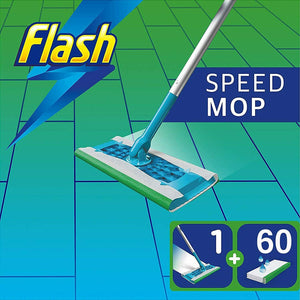 Flash Speedmop 60 Lemon Scent Mopping Cloths Giga Pack Floor Cleaning
