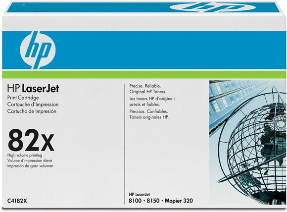 Genuine HP LaserJet 82x (C4182x) Black High Yield Toner Cartridge 8100 8150 320