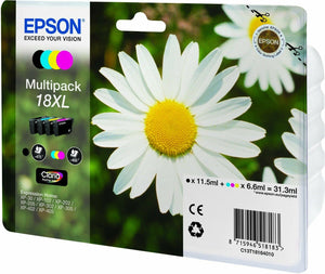 GENUINE EPSON DAISY 18XL C13T18164010 T1816 MULTIPACK INKS INKS XP 205 305 405