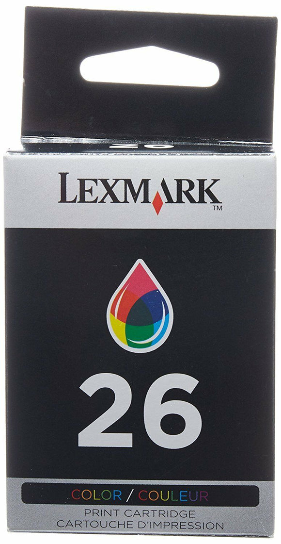 LEXMARK Original No 26 Color Ink Cartridges 10N0026E Z600 I3 Colour X1200 X2200