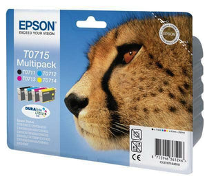 Epson Original T0715 Multipack Ink Cartridges T7011-14 D120 D92 SX215 D7400 DX