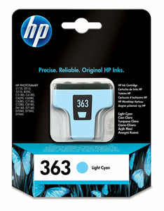 GENUINE ORIGINAL HP 363 LIGHT CYAN INK CARTRIDGE C8774EE D7460 D7360 D7260 D7160