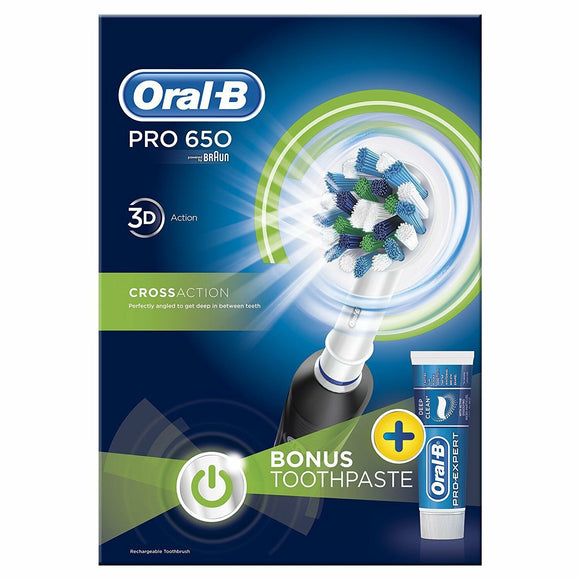 Oral-B OralB Professional Braun  Electric Rechargeable Tooth Brush + Free Paste