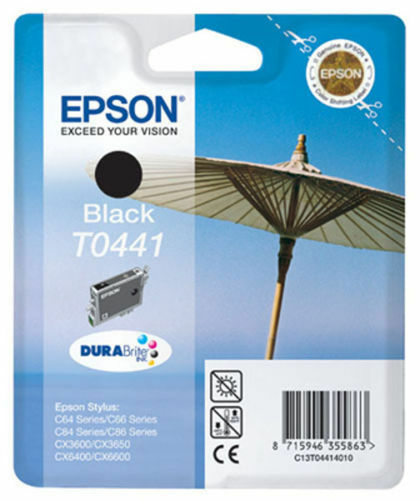 GENUINE EPSON T0441 BLACK INK CARTRIDGE EPSON STYLUS PHOTO C13T04414010 2017DATE
