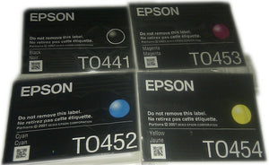 Epson Original Durabrite Ink Cartridge Multipack T0445 T0441 T452 T453 T0454 NEW