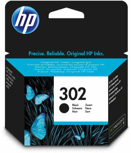 Original Genuine HP 302 Black Ink Cartridge for Envy 4520 4522 4523 4524 F6U66AE