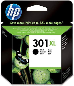 HP CH563EE 301 XL High Yield Original Ink Cartridge, Black