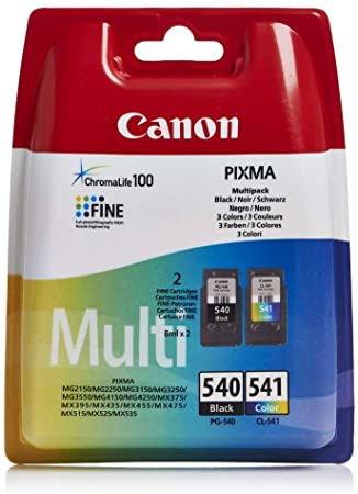 Bl540 Ink Canon PG-540 / CL-541 Ink Cartridge - Multi-Coloured, Pack of 2 – The ...