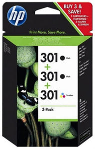 HP 301 - Ink Cartridge 3-Pack (E5Y87EE)